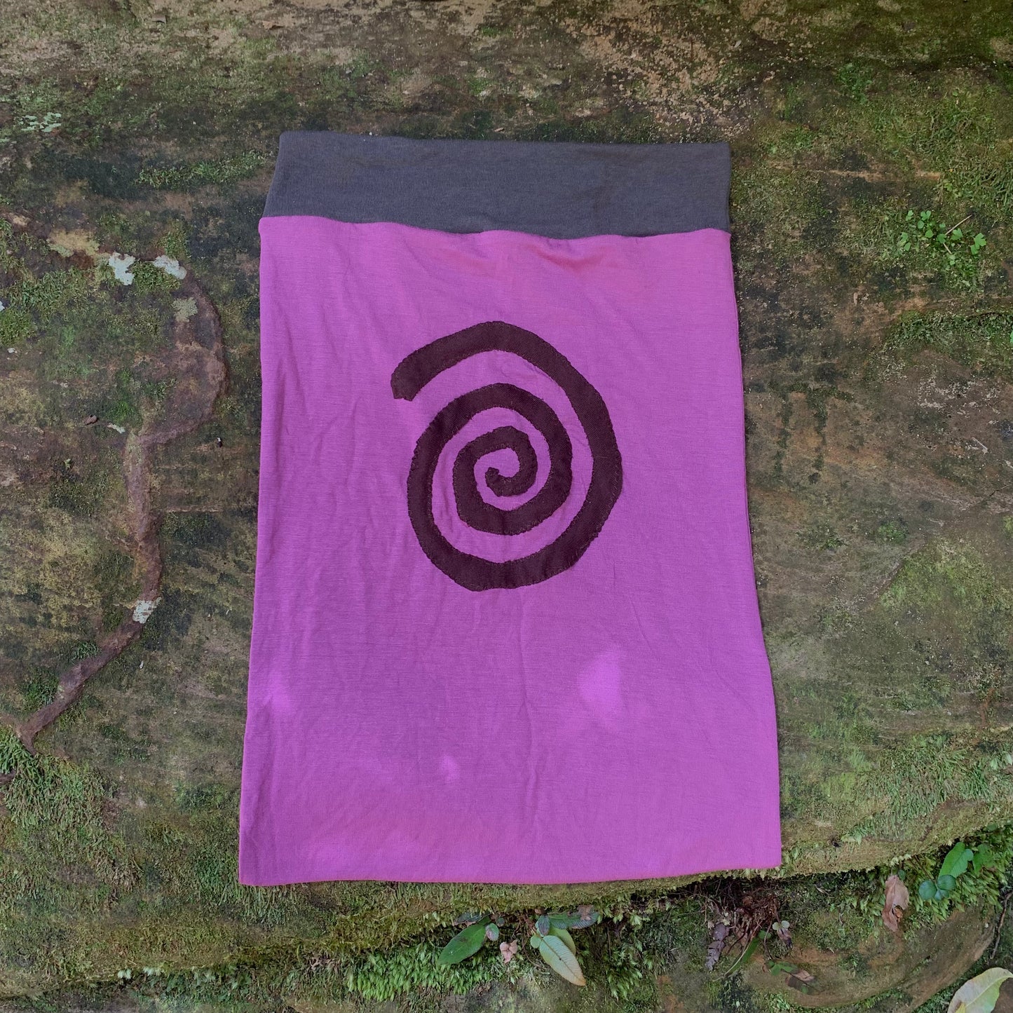 Bandeau Spiral tube in Purple