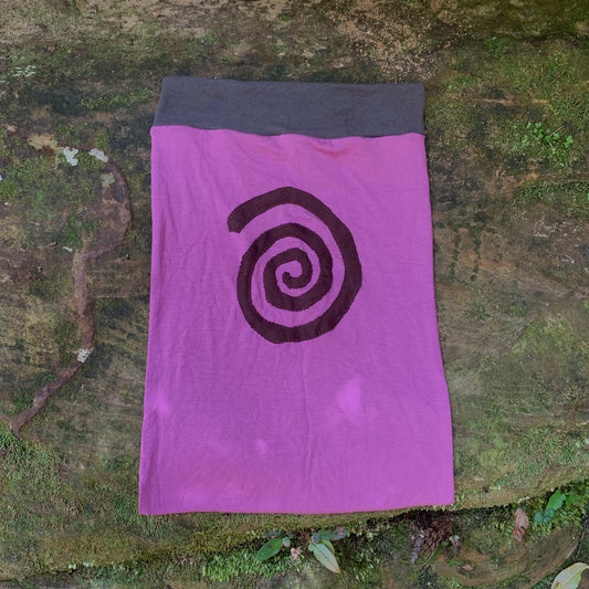 Bandeau Spiral tube in Purple
